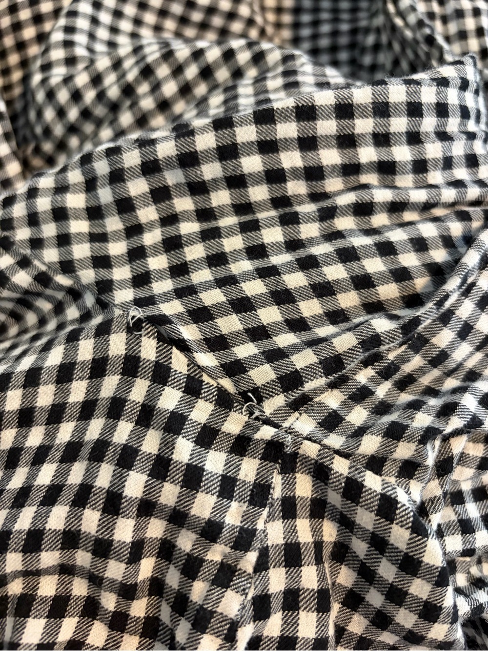 Toast cotton Black & White Gingham Button-Down Shirt - Picture 6 of 7